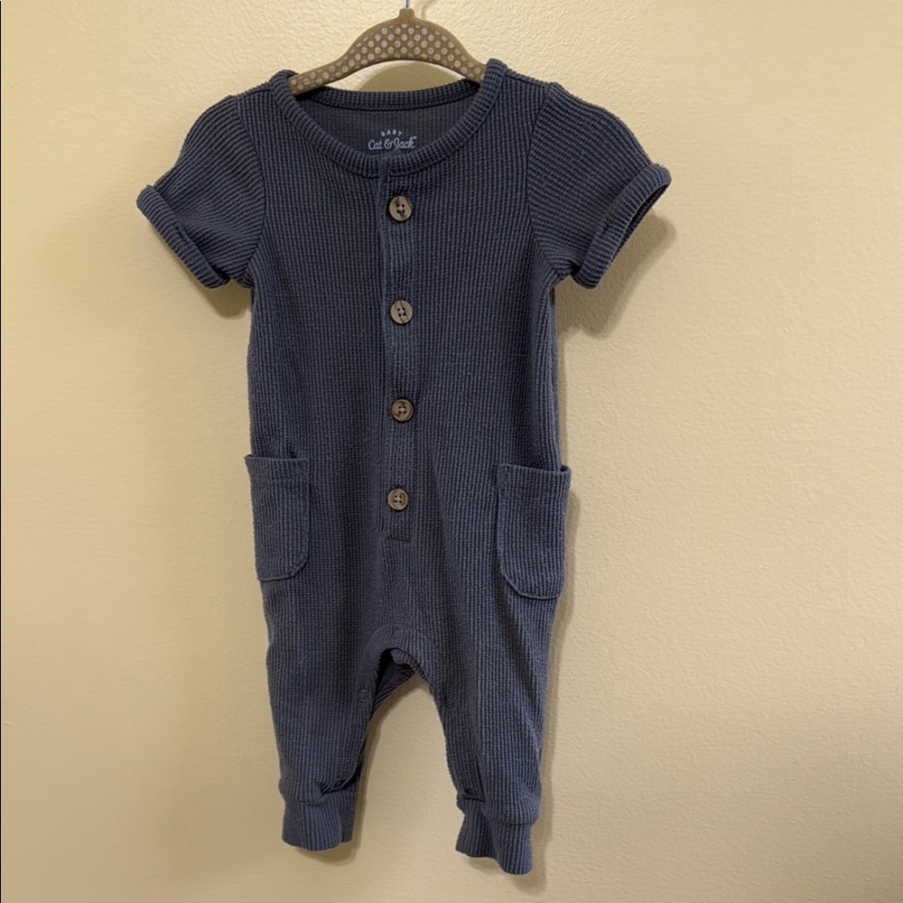 Cat and Jack Navy Blue Kids One Piece